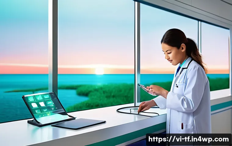플로팅 도시의 의료 서비스 접근성 - **Prompt 1: Futuristic Floating Clinic at Sunset**
    A sleek, modern mobile clinic, designed with ...